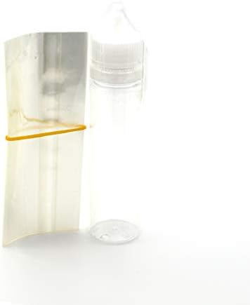 חלקים XMeifei 200 יחידות PVC ברורים סרט עטיפת מכווץ לחום עבור 60 מל בקבוק פלסטיק ברור בקבוקי עיניים בקבוקי חום כיווץ סרט