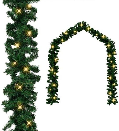 65.6 רגל חג חג המולד עם 300 אור LED, עיצוב חג מלאכותי של אורן גרנד לקישוטים לחופשה חיצונית או מקורה ירוק ירוק