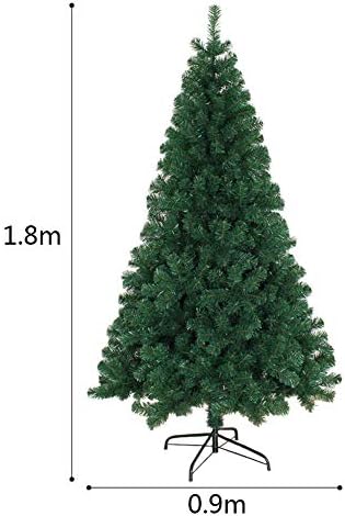 ZPEE 5.9ft עם מתכת ענפים מתפשטים אוטומטית עץ חג המולד, 600 טיפים עץ אורן מלאכותי קל להרכבה של DIY חג המולד קישוט-ירוק