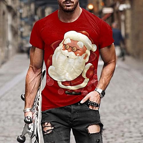 Xxbr 2022 גברים אופנה סתיו חורף שרוול קצר מזדמן חג המולד 3d מודפס חולצות טקס אופנה חולצה שרוול ארוך כהה גברים
