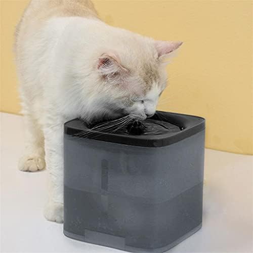 ZHUHW חתולים אוטומטיים מזרקת מים עם כלבי ברז מתקן שתייה שקופים לשתיינים לחתולים מזין קערת שתייה לחיות מחמד מזין מסנן