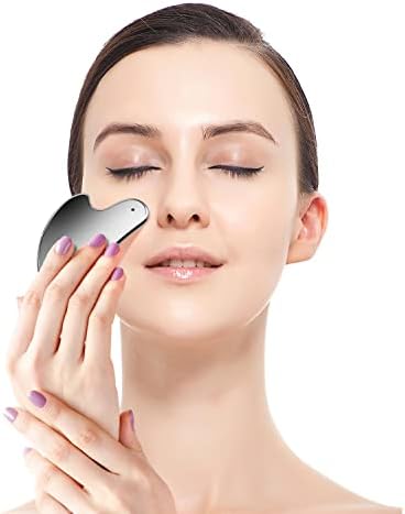 גואה שא פנים כלים, נירוסטה גירוד עיסוי כלי עם חלק קצה עבור פיזיותרפיה וספא דיקור טיפול משמש עבור פנים, עיניים,