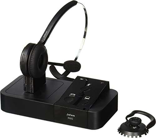 Jabra Pro 9450 Mono Flex-Boom אוזניות אלחוטיות לשולחן העבודה & Softphone