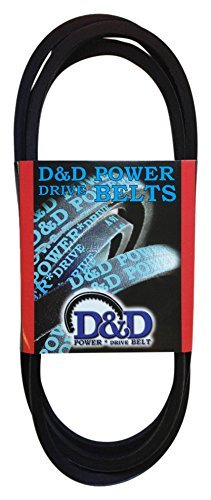 D&D PowerDrive WH1X5089 חגורת החלפה של נקודת חום, A/4L, 1 -להקה, אורך 34 אינץ ', גומי