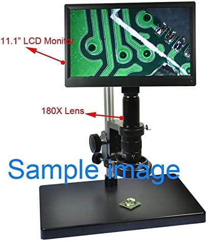מיקרוסקופ אביזרי מתכוונן 180 הגדלה זום 25 ממ ג-הר עדשה 4.5 איקס עבור תעשיית מיקרוסקופ מצלמה עינית מעבדה מתכלה