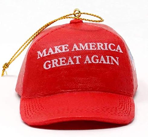 KSA דונלד טראמפ 'הפוך את אמריקה לקישוט הכובע האדום שוב, חג המולד