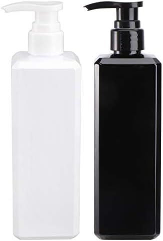 Hemoton 2PCs מקצף מתקן סבון מרובע מקציף מקציף מקצף סבון יד בקבוק משאבה לשמפו אמבטיה סבון נוזלי