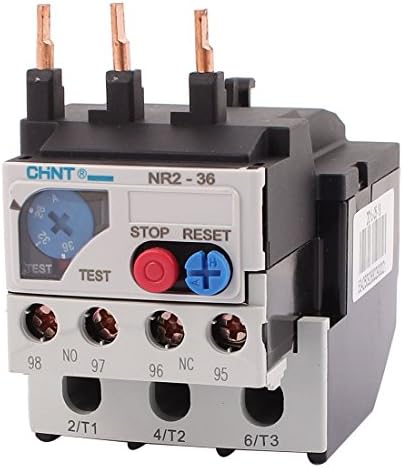 AEXIT NR2-36 28-36A ממסרים 3 מוט 1 NO 1 NC מגן מנוע מנוע חשמלי מורשה מאביזרים תרמיים ממסר עומס יתר