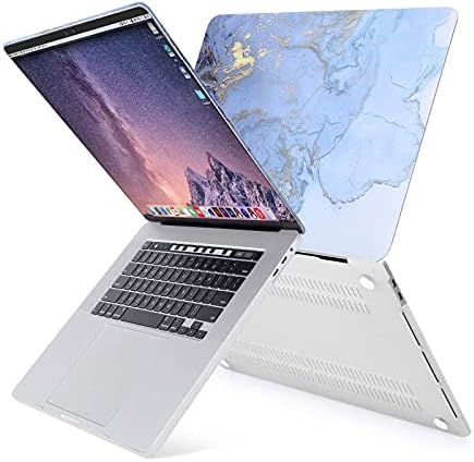 Mosiso תואם ל- MacBook Pro 16 אינץ 'מארז 2020 2019 שחרור A2141 עם סרגל מגע ומזהה מגע, מארז פגז קשיח של צבעי מים פלסטיק