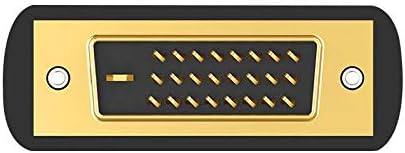 כבלים ומתאמים של Orltl DVI 24+1 ל- HDMI מתאם לנקבה קל לשימוש ועמיד