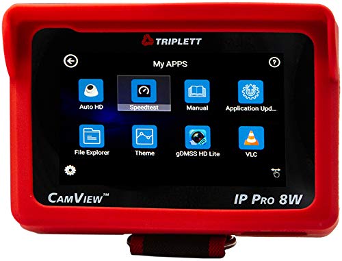 Triplett 8064 CAMVIEW אנלוגי מחוספס בודק מצלמה HD-SD אנלוגי, AHD 2.0, HD-CVI 3.0, HD-TVI 3.0