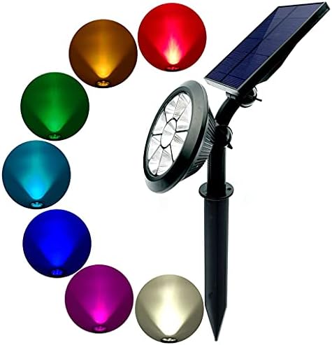 SDGH 9 LED עמיד למים סולארי זרקור חיצוני קיר חיצוני מנורת תאורה קרקעית לחצר בית דשא תאורה לקישוט גן תאורה