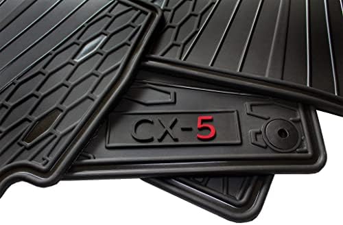 מחצלות רצפת רכב עבור Mazda CX5 FWD OEM אמיתי - כל חובה כבד -מזג אוויר - סט שלם רק לגרסאות FWD!