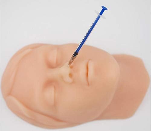 1 מחשב סיליקון ראש פנים עם עצם בתוך ניתוח אימון פעולה עיסוק ראש דגם קעקוע עיסוק