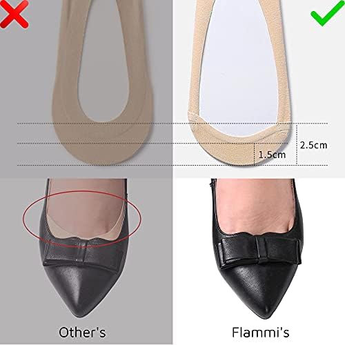 נשים באמת לא להראות גרבי עבור דירות עקבים החלקה כותנה אולטרה נמוך לחתוך אוניית גרביים