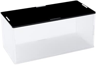 T tulead Clear Acrylic Acrylic Case Case Box Cube מארגן תצוגה עמדת עמד