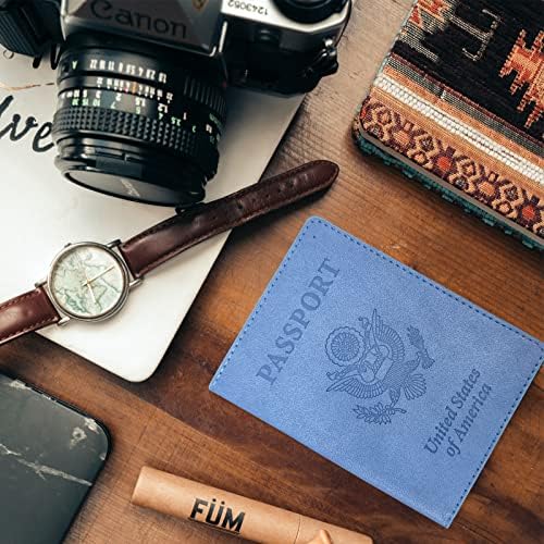 דרכון וחיסון כרטיס מחזיק קומבו, עור מפוצל דרכון מחזיק עם חיסון כרטיס חריץ, דק דרכון כיסוי, דרכון ארנק עם חיסון כרטיס מגן, נסיעות