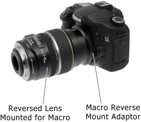 Fotodiox 67 ממ חוט מסנן מאקרו הפוך טבעת מתאם הרכבה, עבור Canon EOS 1D, 1D מארק II, Mark III, 7D, Rebel XT, XTI, XSI, T1,