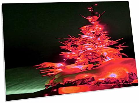 עץ חג מולד יפה 3 דרוז באדום - כרית שולחן כרית הנחית מחצלות