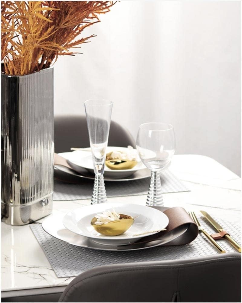 סטים של צלחת ארוחת ערב של Ganfanren קינוח הגשת סושי צלחת זכוכית מערכות שולחן שולחן שולחן