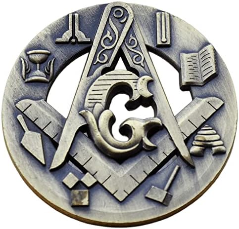 ג'ויגולס אתגר הבונים החופשיים מטבע סמל סמלי וסמל רכב אחים של הבונים החופשיים
