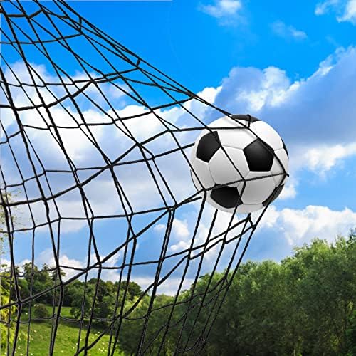 רשת Backstop Soccer Wiseek, רשת מחסום כדורגל גבוהה, נטו, תרגול כדורגל ניילון רשת ספורט 10x20ft/10x30ft/10x40ft
