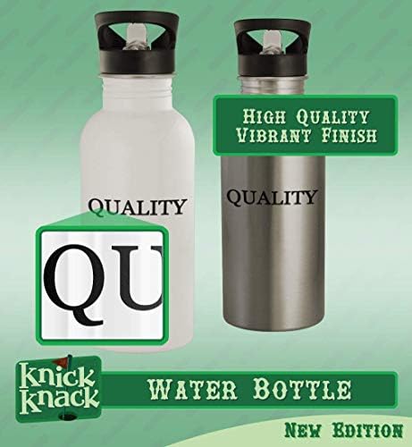 מתנות Knick Knack Permeability - בקבוק מים נירוסטה 20oz, כסף