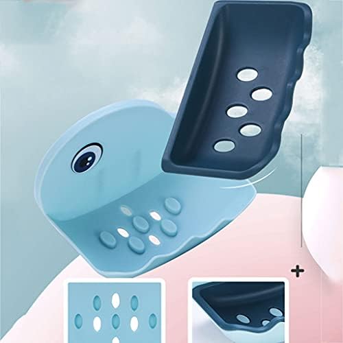 לווייתן צורת סבון תיבת אמבטיה ניקוז סבון מתלה בעל עצמי דבק קיר רכוב סבון מגש אחסון צלחת דביק קיר רכוב סבון מגש אחסון