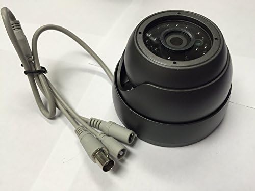 Ezdiyworld- HD-CVI מצלמת אבטחה של כיפת- 2MP, עדשה קבועה 3.6 ממ, CMOs 1/2.8 אינץ ', WDR דיגיטלי, IR עד 70ft צבע אפור