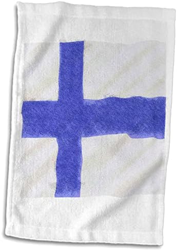 3 דרוז פלורן גראנג ' - תמונה של דגל פינלנד בסגנון גראנג' - מגבות